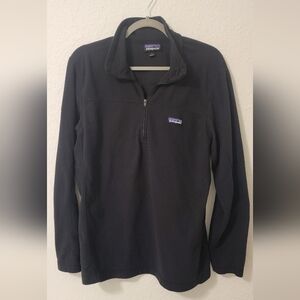 Patagonia Black Quarter-Zip Fleece Pullover